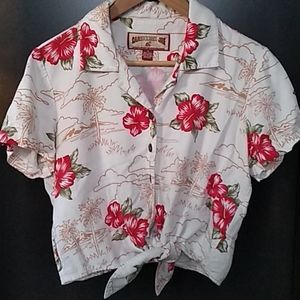 Crop Top Hawaiian Shirt